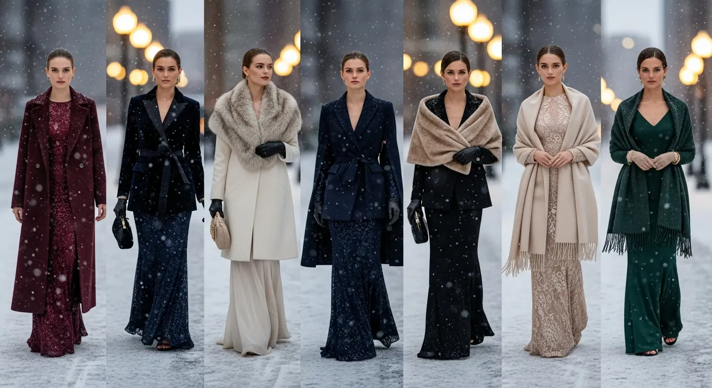 Top 7 Elegant Outerwear Choices for Winter Formal Dresses in 2025